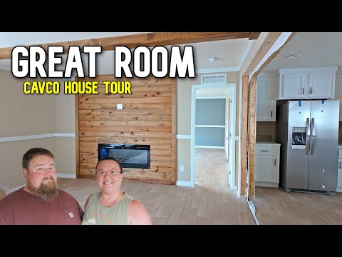 A Great Room Layout - Manufactured House Tour - Cavco Edge 32764B
