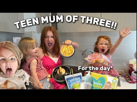 Becoming a teen mum of THREE…For the day!! *chaotic*