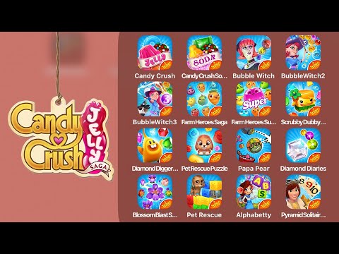 Candy Crush Jelly Saga - Gameplay Walkthrough - Match 3 Blast Puzzles & Games (iOS, Android)