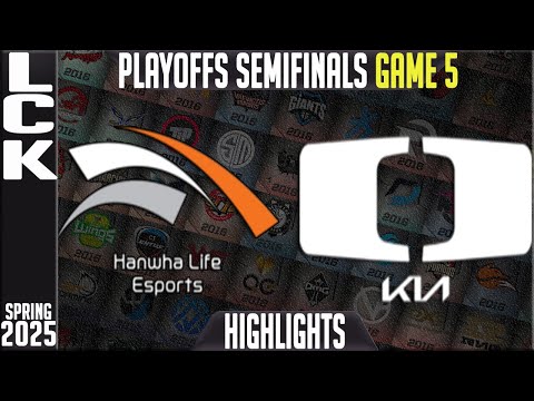 HLE vs GEN Highlights G5 | LCK Playoffs Semi-finals Split 1 2025 Hanwha Life Esports vs DPlus KIA G5