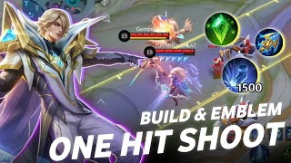 One Hit Shoot - Xavier Build & Emblem Tutorial Dengan Roam Dire Hit !!