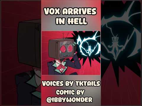 Vox's Arrival In Hell | #hazbinhotel #hazbinhotelseason2 #comicdub #vox #alastor #voxhazbinhotel