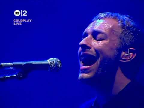 Coldplay live at Manchester Arena in 2002