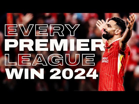 EVERY Premier League Win 2024 | Salah Records, Late Winners & Unbelievable Goals! | Liverpool FC