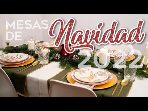 4 Mesas de Navidad 2022 | Decoración