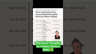 Pharmacist Thoughts on Lindsay Clancy’s Meds 💊 #doctor #pharmacist #lindsayclancy #psych #thoughts