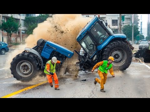 Dangerous Powerful Crazy Bulldozer Driving Skills  | Biggest Heavy Equipment Machines Working