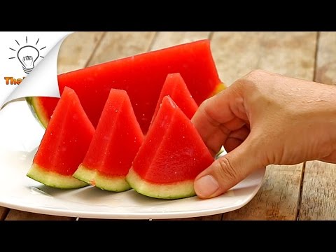How to Make Watermelon Jello | Thaitrick