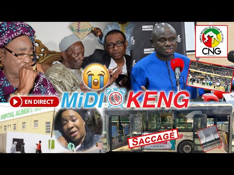 🔴DIRECT| Midi Keng : le Président Diomaye lance des concertations pour apaiser...Hôpital Albert...