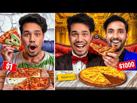 1$ VS 1000$ PIZZA IN NEWYORK 😱