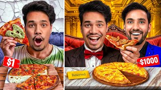 1$ VS 1000$ PIZZA IN NEWYORK 😱