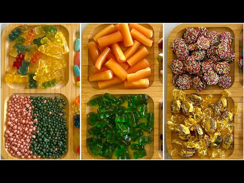 Filling Platter With Sweets | ASMR Compilations #satisfying