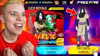 ¡CONSEGUI FACIL Y RAPIDO A OROCHIMARU EN FREE FIRE! 🔥 NARUTO X FREE FIRE !