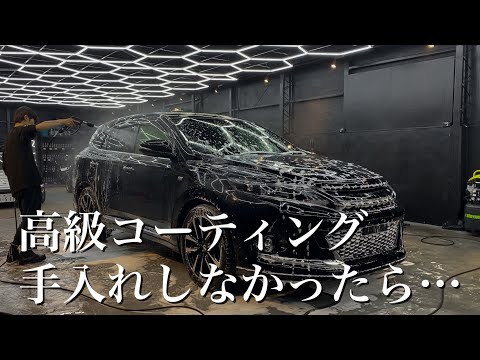 【洗車】放置され過ぎたトヨタハリアーを10時間かけて新車に戻す。ガラスコーティングの闇。Toyota Harrier  CarDetailing