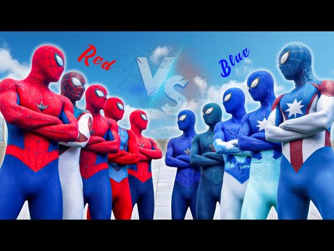 SUPERHERO's Story || Super SPIDER-MAN FULL COLOR TEAM Vs SUPER BADGUY TEAM #3 ( Funny, Live Action )