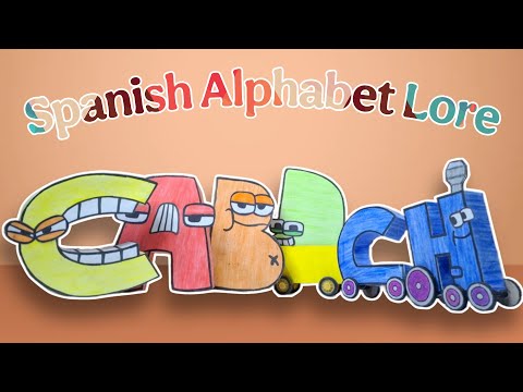 Paper Craft SPANISH ALPHABET LORE A B C CH D COMPILATION | COMPLETE EDITION