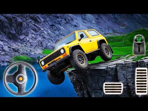 Offroad Truck Simulator | 6x6 Offroad Yellow Jeep Drive - Android Gameplay