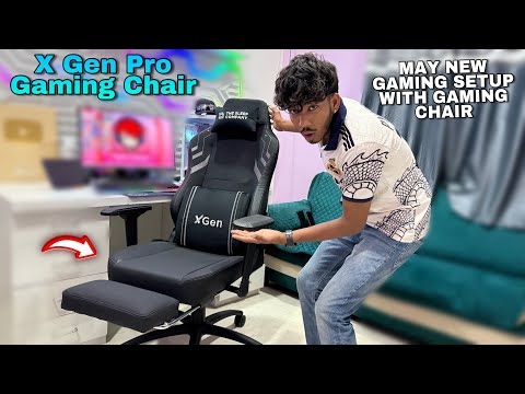 The sleep company Xgen pro gaming chair my new gaming setup chair ￼