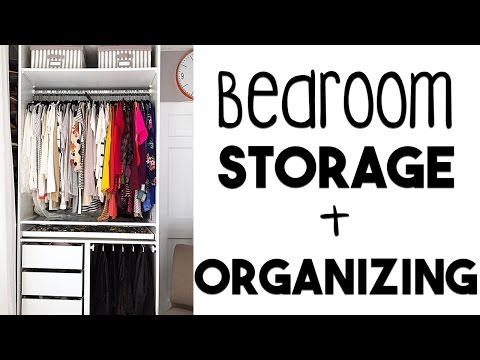 ORGANIZE: 5 Tips to Bedroom Organization & Storage | Making the MOST of Our Small Storage!!