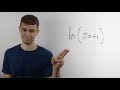 Finding the Domain of Logarithmic Functions