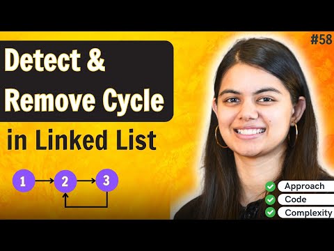 Detect & Remove Cycle in Linked List | DSA Series by @shradhaKD