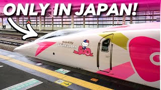 INSIDE: Japan's UNIQUE Hello Kitty Shinkansen Bullet Train