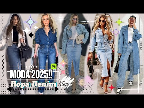 IDEAS DE OUTFIS 🤩!!MODA 2025 ESTILOS PARA VESTIR LA ROPA DE MODA