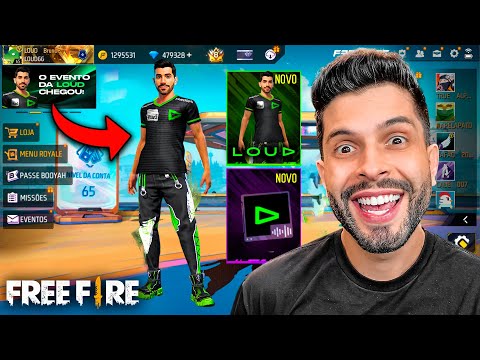 CHEGAMOS NO JOGO!! MEU SONHO REALIZADO NO FREE FIRE..