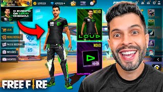 CHEGAMOS NO JOGO!! MEU SONHO REALIZADO NO FREE FIRE..