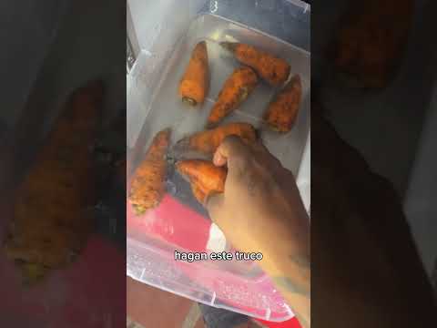 El tips de cocina para recuperar zanahorias 🥕