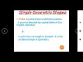 Geometry: Lines, Points, and Segments