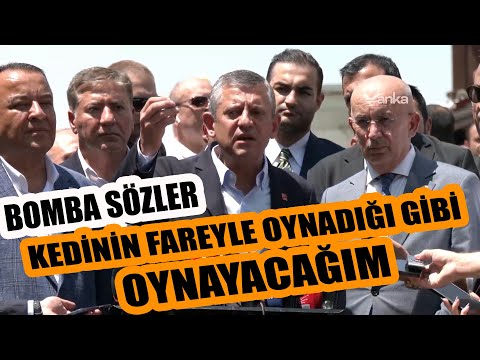 Özgür Özel'den Gündeme Bomba Gibi Düşecek Açıklamalar ! "Kedinin Fareyle Oynaması Gibi Oynayacağım"