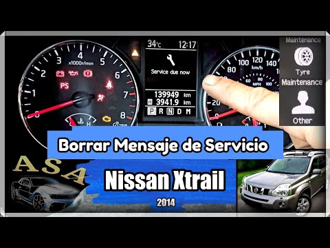 Cómo Borrar el Mensaje de Mantenimiento, Nissan Xtrail