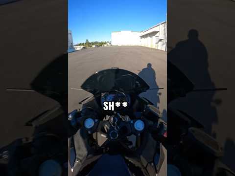 never wheelieing again #motorcycle #bikergirl #motovlog #shorts