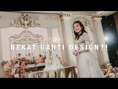 Acara tinggal besok, tapi nekat ganti design?!