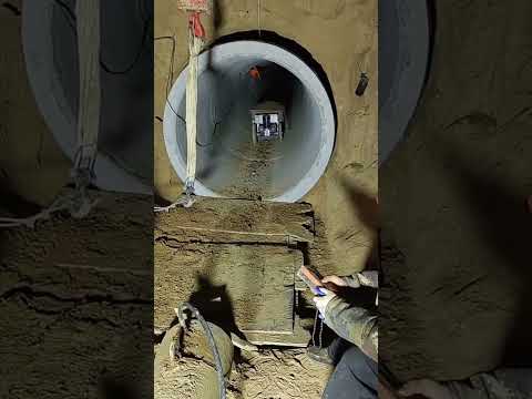 Mini cart transporting digging soil from tunnel