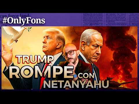 ISRAEL SE QUEDA SOLA: Trump rompe con Netanyahu - @SoloFonseca