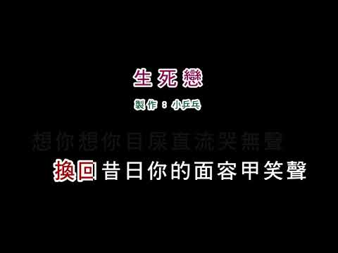 (演唱版)詹雅雯-生死戀(DIY卡拉OK字幕)