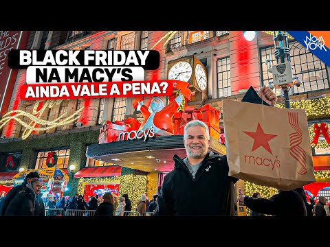 Como é a BLACK FRIDAY na MACY'S em Nova York