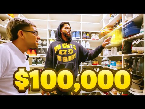 Miles Bridges INSANE $100,000 Shoe Collection!