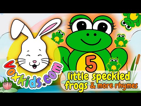 5 Little Speckled Frogs - Frog Song  | Nursery Rhymes by MyVoxSongs