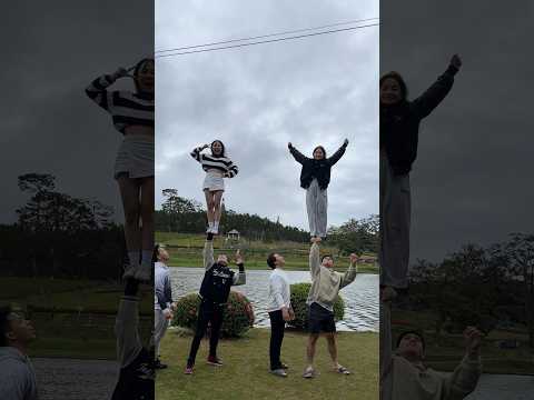 Đoán xem tụi mình đang ở đâu!! #cheerleader #cheerleading #cheerstolife #dalat #cheersaigon