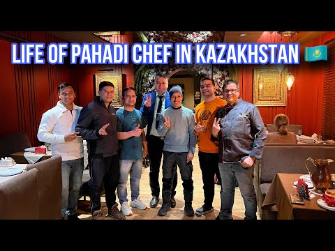 Life of UTTARAKHAND CHEF in Almaty, Kazakhstan 🇰🇿 कजाकिस्तान मे पहाड़ी चीफ कि लाइफ स्टाइल