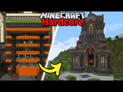 I Built an Auto FIREWORK ROCKET Factory in Hardcore Minecraft 1.21 Survival