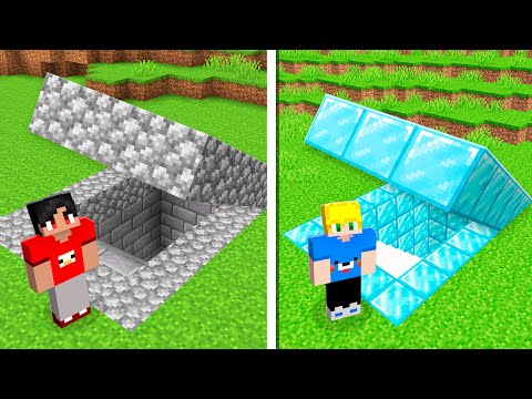 7 BUNKERS SECRETO para se PROTEGER no Minecraft!