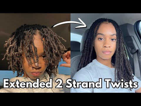 Extended Two Strand Twists on Short Locs