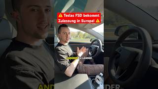 Teslas FSD Supervised Software bekommt Zulassung in Europa!