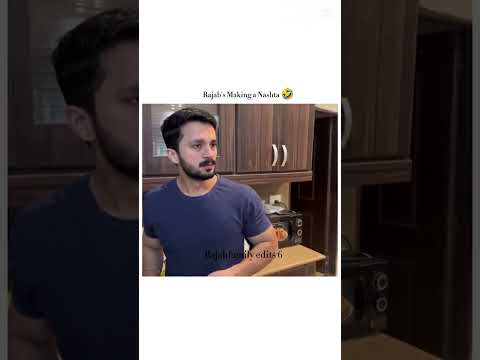 Rajab's Making a Nashta 🤣 #editvedio #Rajabfamilyedits6