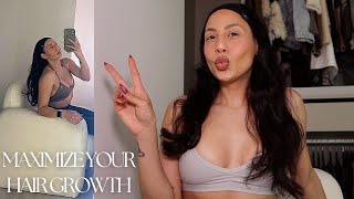 how im growing my hair longer & healthier in 2025 + must have products + hacks that work!
