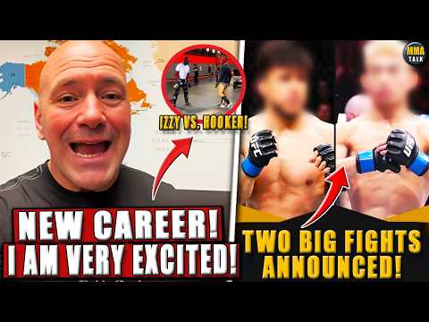 Dana White GETS A NEW JOB! Two BIG fights announced for UFC Seattle! Rampage vs. Evans 2 in boxing!